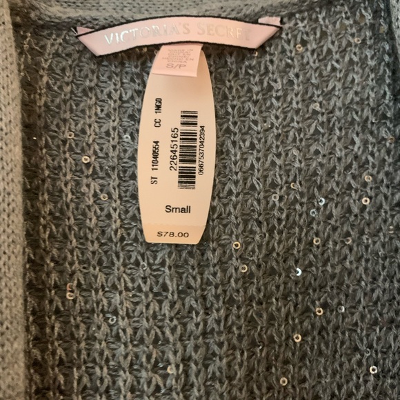 Victoria’s Secret belted cardigan with sequins - Picture 3 of 5